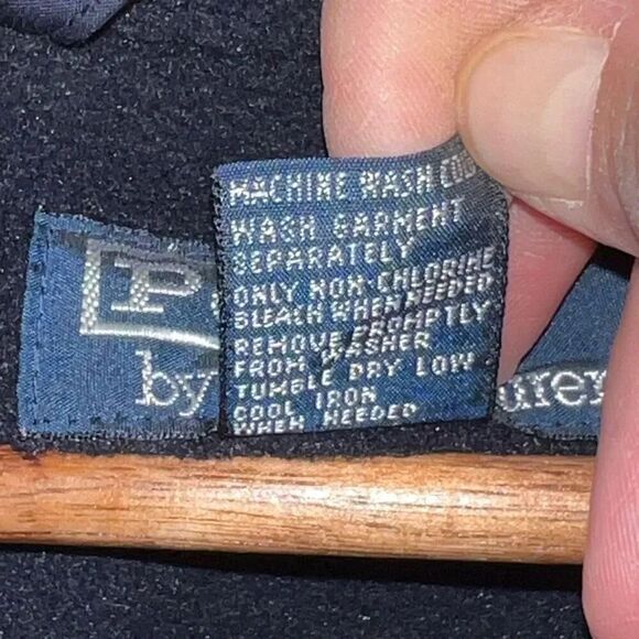 Polo Ralph Lauren Inner Fleece Full Zip Aviator Jacket Men XL Blue Snap Pocket - Picture 6 of 7